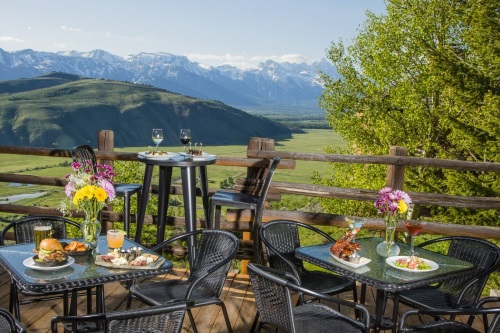 Spring Creek Ranch buitenterras